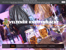 Tablet Screenshot of kneipennacht-velten.de
